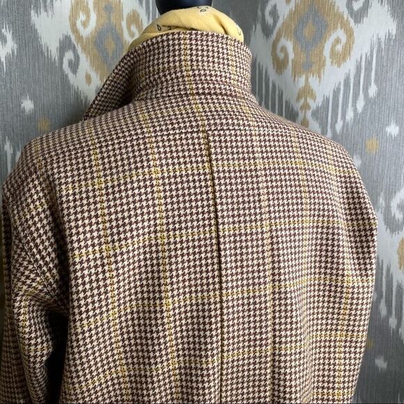 Ralph Lauren Collection Brown Multi Wool Check Plaid Jacket - Picture 16 of 16